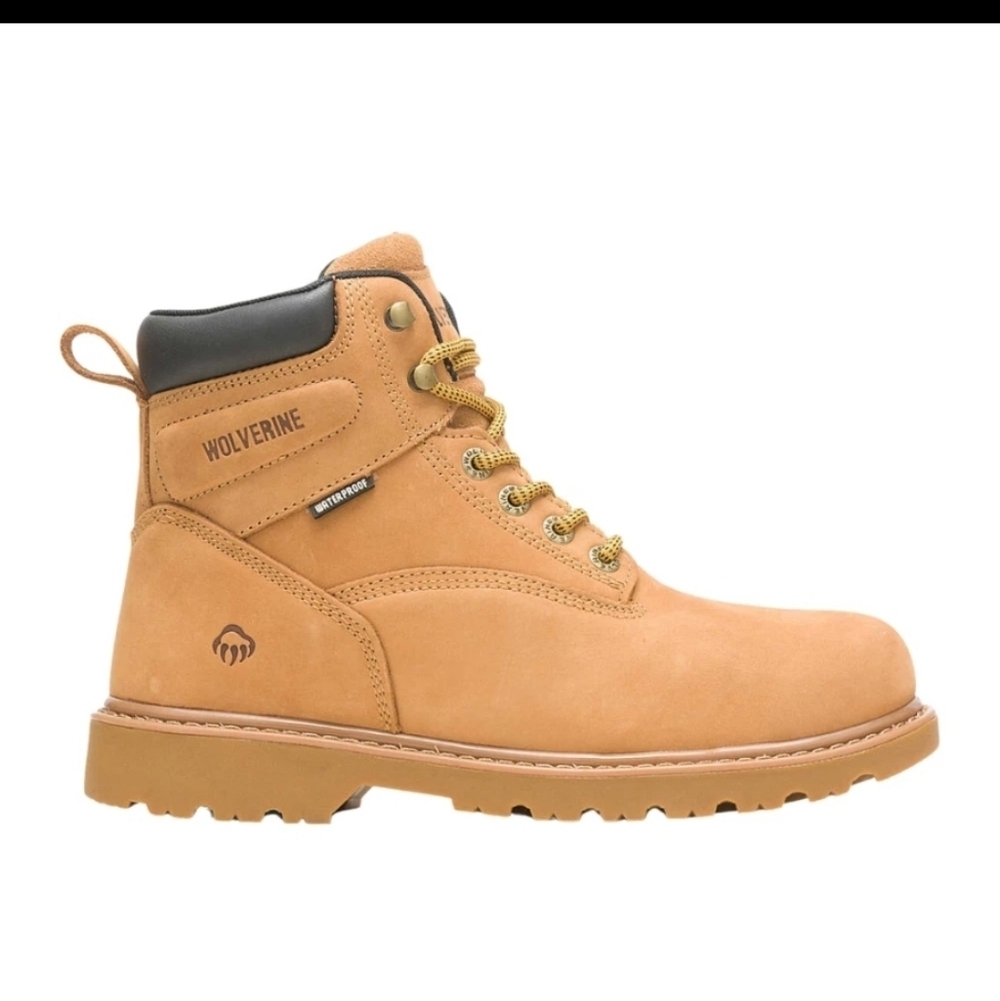 Wolverine Men's Floorhand Waterproof Steel Toe 6" Work Boot - W10632 - Picture 1 of 8
